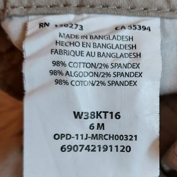 NEW Riders by Lee Khaki Capri Cargo Jeans Size 6 - Picture 5 of 6